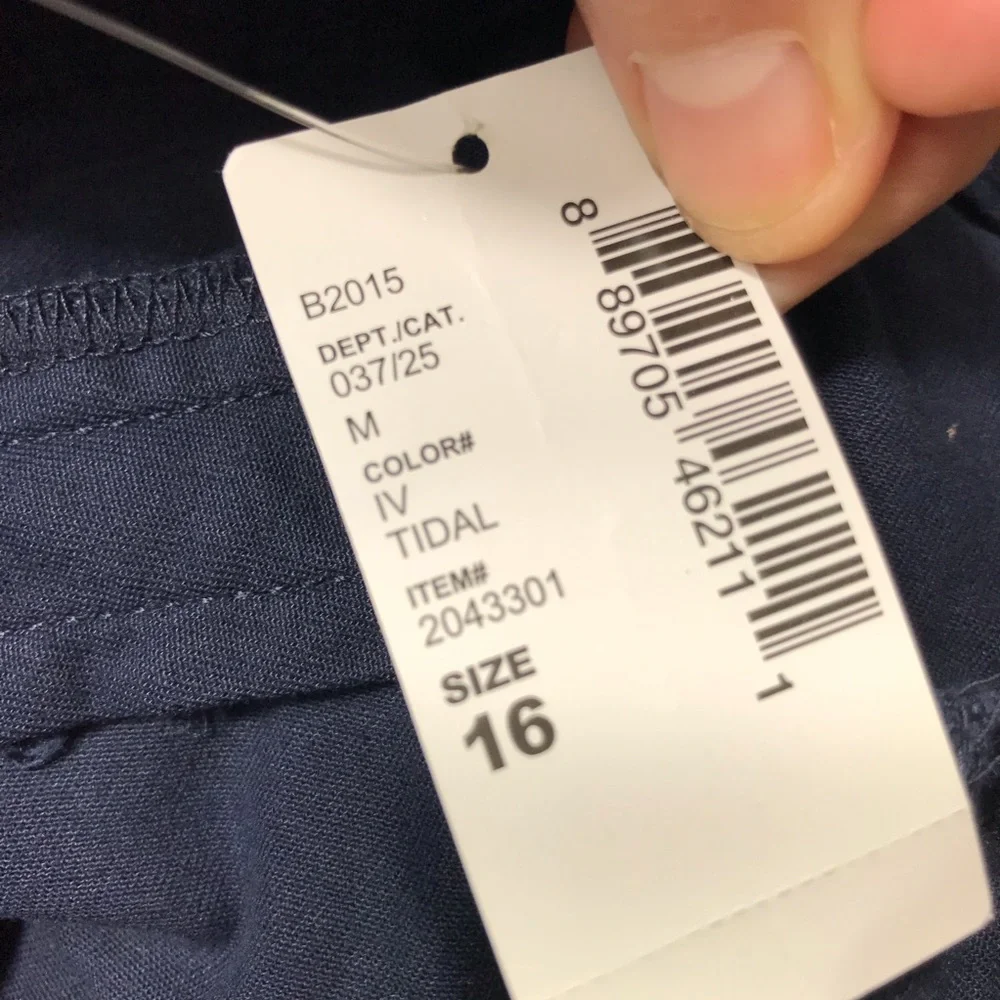 The Children's Place Kid's Unisex Uniform Shorts Navy Size 16